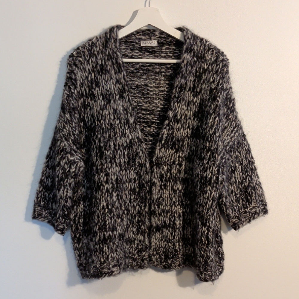 BRUNELLO CUCINELLI cashmere and mohair sweater - size small